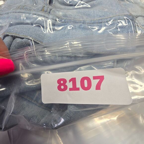 Ashley Vintage Charm Jacket Womens L Blue Denim Trucker Medium Wash‎ Distressed - Picture 12 of 12